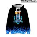 Miniatyrbild 1 av 6: Stumble Guys 3D-tryckt Hoodie Barnkappa Hoodie Ytterkläder 14 S 14