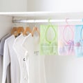 Miniatyrbilde 4 av 10: 2 stk Oppbevaring Klesklype Mesh Lomme Organizer ROSA Pink