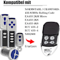 Pikkukuva 2 / 5: Crawford EA433 2KS/4KS Handsändare - 2-pack - 433,92MHz Scroll Code Fjärrkontroll