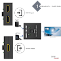 Miniatyrbilde 8 av 11: INF HDMI tosidig splitter/switch 2x2