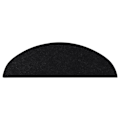 Miniatyrbillede 5 af 8: vidaXL Trappestegsmattor Selvhæftende 15 stk 56x17x3 cm Sort 1650 black