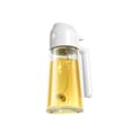 470ml Oljesprayflaska, Förtjockad Glas Oljedispenser med Spray- och Hällfunktion White-FA- White 270