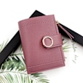 Miniatyrbillede 1 af 10: Lille pung dame Clutch taske ROSE RED rose red
