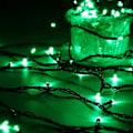 Miniatyrbild 1 av 5: 10M 100 LED-slingor Fe-ljus utomhus julhelg bröllop
