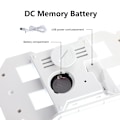 Miniatyrbild 2 av 6: HOOQICT 3D LED Digital Stor Väggklocka Modern Design Hem