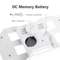 Miniatyrbilde 2 av 6: HOOQICT 3D LED Digital Stor Väggklocka Modern Design Hem