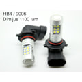 Miniatyrbillede 1 af 5: Dimmelys Hb4 9006 Led-lamper 6000K 1100 lumen 12v silver 54