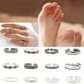 12-pack Boho Antika Ringar / Tåringar - Justerbara-FA11-