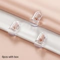 Miniatyrbilde 1 av 8: 6 stk Soverom Lakenklips Dynetrekkholder Sklisikker Dynetrekk Klips Transparent