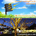 Miniatyrbilde 3 av 5: 8 Funksjonelle Solcellelyssnorer LED Utendørs Festivallys