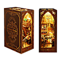 Miniatyrbild 2 av 5: 1 st 3D DIY miniatyr dockhus kit monterad DIY bok Nook Craft Dekor Present