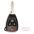 Miniatyrbild 1 av 4: Casknyckel 10x, 2/3/4/5/6 Buto för lugn Chrysler Aspen 300 Dodge RAM Caravan Jeep Order Grand Cherokee 4 Small BTN Trunk