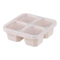Miniatyrbild 11 av 11: 4-pack Snackcontainrar Delad Bento Snackbox 4 Fack R blue one-size