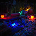 Miniatyrbillede 4 af 5: 2 m flerfarvede LED-strenge med 20 kugler