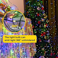 Miniatyrbilde 4 av 5: 10M 100LED LED-lysslynge Fe-lys Bluetooth-appkontroll
