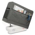 Dust Cover for Sewing Machine with Storage Bag, Compatible with Most Standard Singer and Brother Machines, Grey-FA-