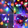 Miniatyrbild 4 av 5: 15M/49ft 120 LED Globe String Lights Vattentät