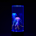 Miniatyrbillede 5 af 5: 2024 Ny LED-manet lavalampe flerfarvet, natlampe USB-opladning, skrivebordsrund stemningslampe, dekoration legetøj til mænd