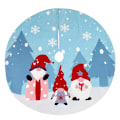 Miniatyrbilde 5 av 5: 1 stk 120 cm tomte Rudolph ansiktsløs gammel mann trykt tredekoration