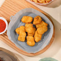 Miniatyrbilde 2 av 5: Airfryer silikonmatte, gjenbrukbar korgmatte, non-stick rund mikrobølgeovnmatte, ovnforing, direkte frakt 3 stk i rosa 3 pieces in pink No,