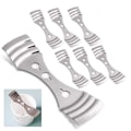 Miniatyrbillede 3 af 5: 5 stk. Metal Lysestage Holdere Centrering Enhed DIY