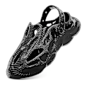 Pikkukuva 2 / 4: Nya Beach Foam Runners -sandaalit unisex mustat black 42
