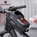 Miniatyrbillede 4 af 6: Rockbros Cykeltaske Armored Med Mobilcover B68-1 - Sort-XF7- 250