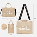 Pikkukuva 5 / 5: Damen Canvas-Shopper Casual Canvas-Messenger Bag Schultertasche Kaki