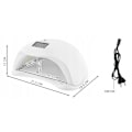 Miniatyrbilde 6 av 7: UV-lampe for gellack 48w med bevegelsessensor white 530