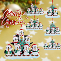 Miniatyrbild 2 av 4: Julgranspingvin Hängande Dekoration Julgranskula - I lager 7 penguins