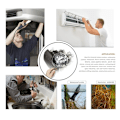 Miniatyrbillede 8 af 11: 7MM 6 LED Endoskop Vandtæt Borescope Inspektionskamera 2m
