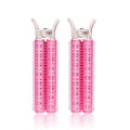Miniatyrbillede 1 af 8: Hårrod Fluffy Clips Pandehår Styling Frisør Hårklemme rose red