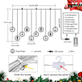 Miniatyrbilde 3 av 5: LED julelys Rominnredning Gardinlys 3M