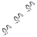 Miniatyrbillede 3 af 5: 1/2/3/5 Træperler med korsvedhæng til mænd og kvinder 3Set
