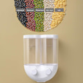 Miniatyrbild 2 av 4: Spannmålsdispenser, hel mat, förseglad transparent väggförvaring