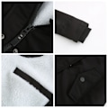 Miniatyrbillede 7 af 8: Dame Vinter Varmt Sherpaforet Jakke Heavy Parka Coat med Hætte Sort XL Black