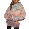 Miniatyrbilde 1 av 2: Taylor Swift-sanger Taylor Swift merch 3D-trykt hettegenser trendy for både menn og kvinner M