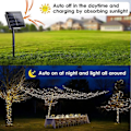 Pikkukuva 3 / 4: Aurinkokäyttöiset keijut valot ulkona - 72ft 200 LED, 8 tilaa, vedenpitävä S