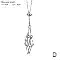 Pikkukuva 1 / 5: Kristallikiviteline Halsband Kristallipendolin pidike Justerba Silver S