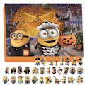 Miniatyrbillede 1 af 3: 2024 Ny Minions Halloweenkalender Blind Box Julekalender 24 Dages Overraskelsesbokse