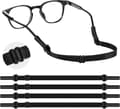 4 justerbare brillesnore, elastisk skridsikker nylon, ZQKLA-FA-