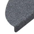 Miniatyrbillede 7 af 8: vidaXL Trappestegsmåtter Selvklæbende 15 stk 56x17x3 cm Grå gray 1650