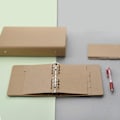Miniatyrbillede 4 af 5: A5 Kraftpapir Indekser 5-faner/6-huls Beskyttelsesring Binder Burlywood 6-huls Ring Indeks Side til Planlægger Notebook Løs Blad Binder