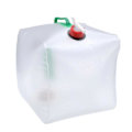Miniatyrbillede 1 af 2: TG Vanddunk med Hane, Sammenklappelig - 20 L Transparent
