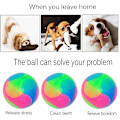 Miniatyrbild 4 av 4: 2 st Ljus Upp Hundbollar Blinkande Elastisk Boll Lys i Mörkret