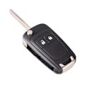 Miniatyrbillede 2 af 5: Flip Fjernbetjeningsskal 2-knaps HU100 til Opel Sort black one size