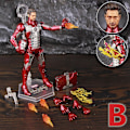 Miniatyrbillede 1 af 4: ZD Toys Marvel Iron Man Mk1 Mk2 Mk3 Mk4 Mk5 Mk6 Mk7 Mk42 Mk43 7\" Film Actionfigur Iron-man Mark 1 2 3 4 5 6 7 42 43 Legends C MK5 B - Loose