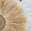 Miniatyrbild 4 av 4: Vävda trådtecknade L-ion Tiger Macrame Tassel Huvud Vägg Hängande Dekor 19.6in Style 4