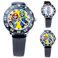 Miniatyrbillede 2 af 3: 3D Mario Barn Analog Kvarts Ur Armbånd Pojker Piger A