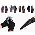 Miniatyrbild 6 av 7: Touchfingervantar från iWinter Svart one size black